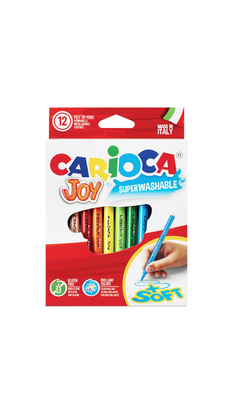 Carioca Joy Super Washable Pen - 12 Pens