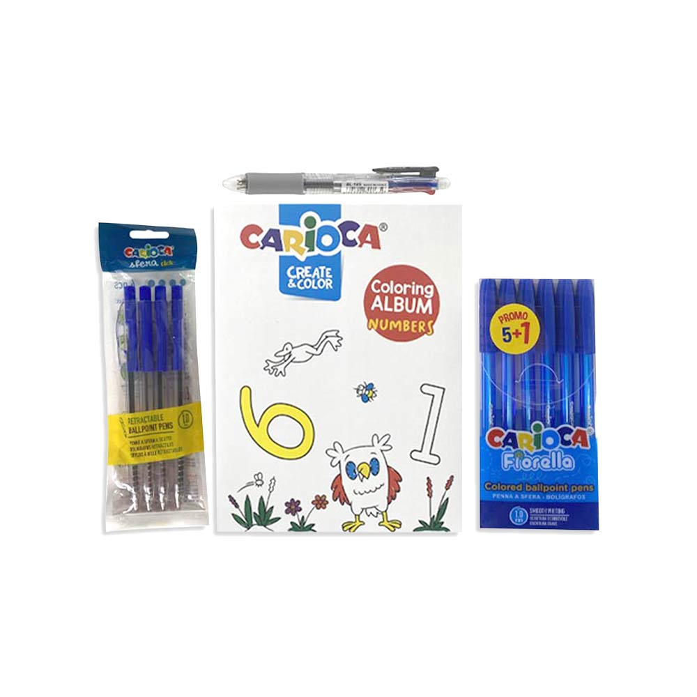 Carioca Ballpoints Coloring Album Set