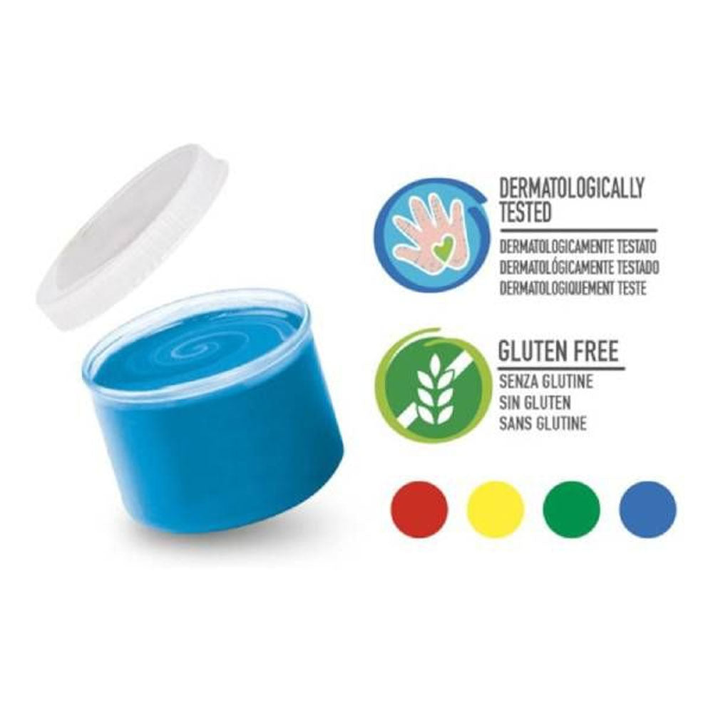 Carioca Super Washable Finger Paints (2Yrs+) - 4 Pcs x 50ml