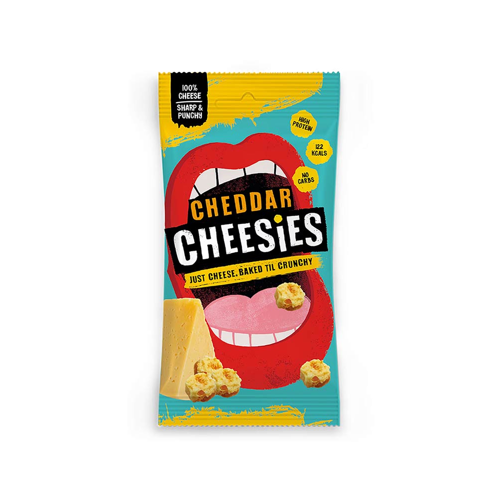 Cheesies Cheddar Sharp Punchy Gym Snack 20g