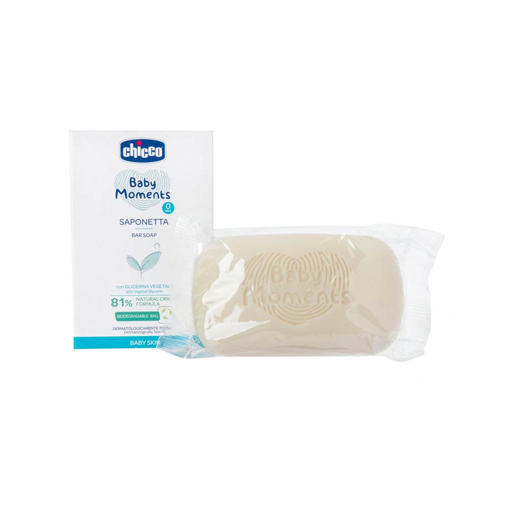 Chicco Baby Moments Bar Soap (0m+) 100g