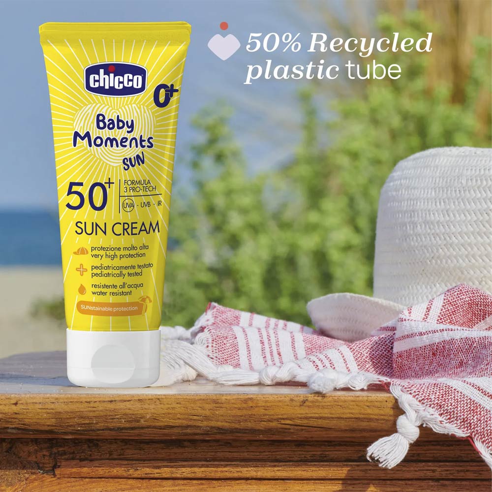 Chicco Baby Moments Sun Cream 50+ (0m+) - 75ml
