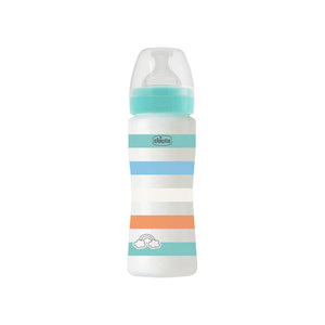 Chicco Colors Anti-Colic Fast Flow Plastic Bottle (4m+) 330ml