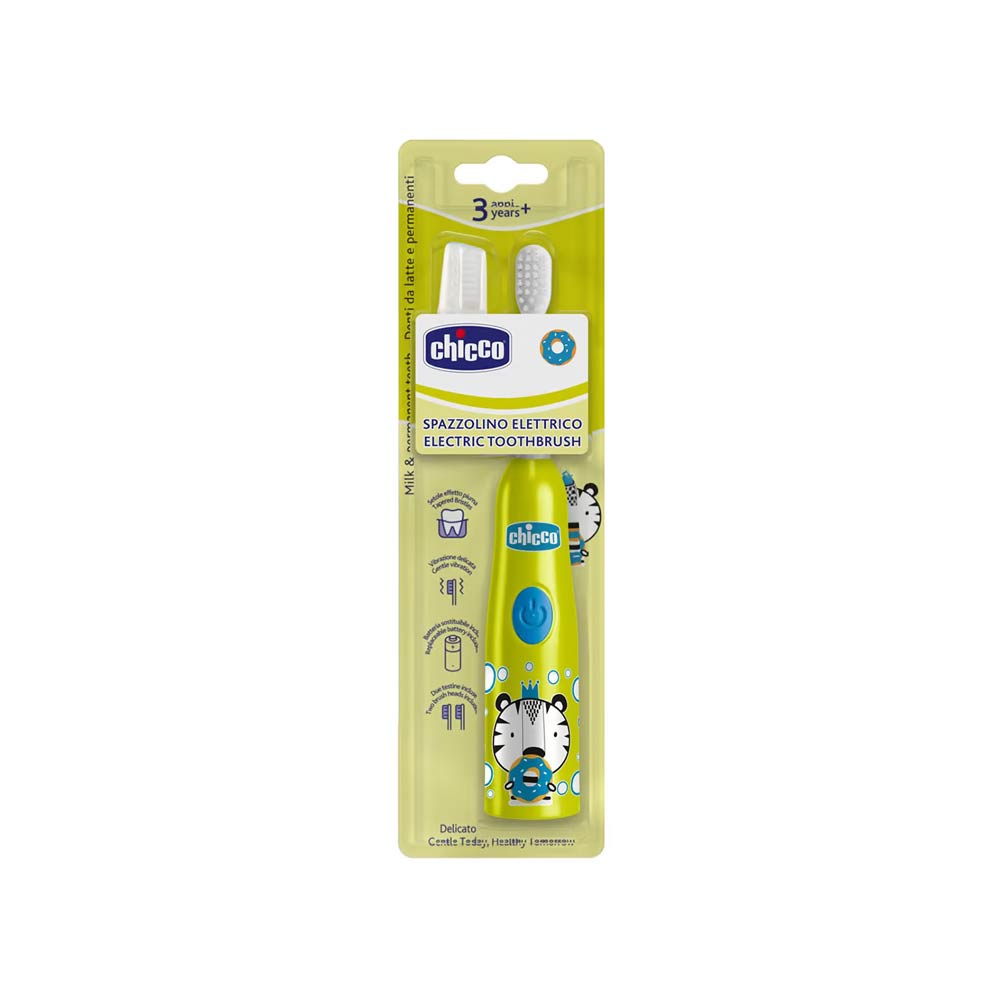 Chicco Electric Toothbrush Tiger 3+ Years - Green