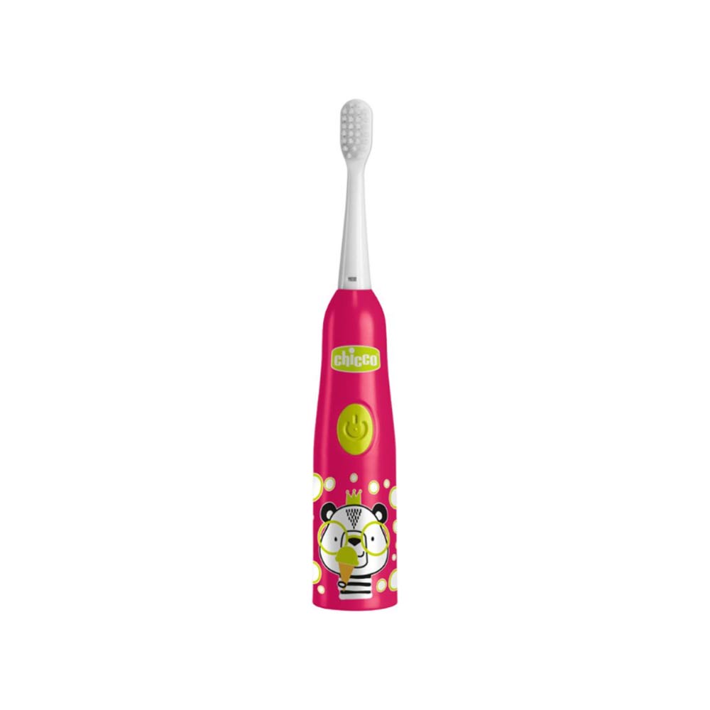 Chicco Electric Toothbrush Panda 3+ Years - Red