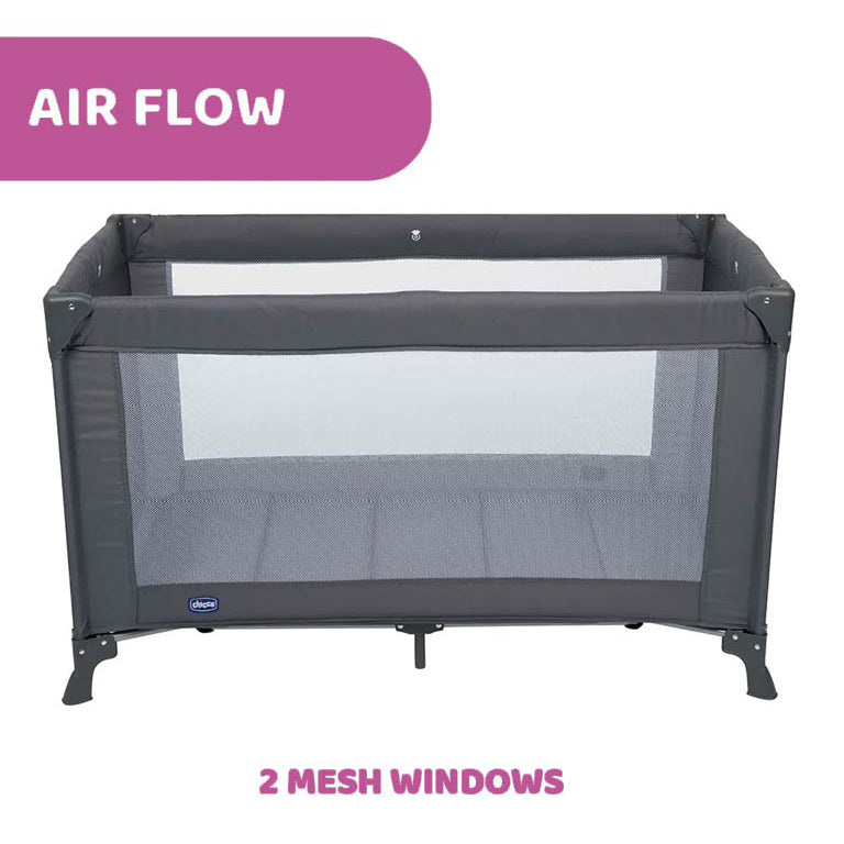 Chicco Good Night Travel Cot (0m+) - Dark Gray