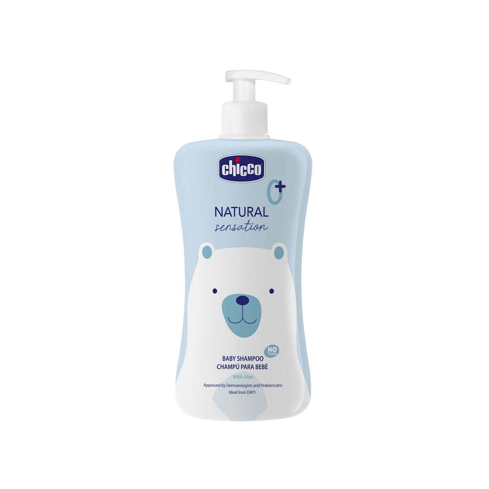 Chicco Natural Sensation Baby Shampoo No Tears (0m+) - 500ml