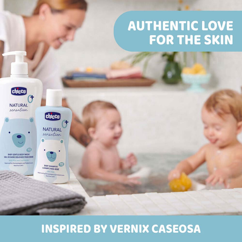 Chicco Natural Sensation Baby Shampoo No Tears (0m+) - 500ml