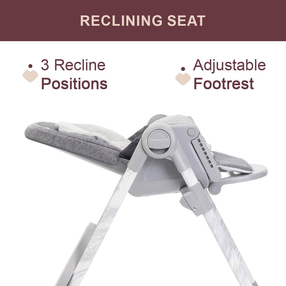 Chicco Polly Armonia Highchair (0m+) Max 40Kg - Carrara