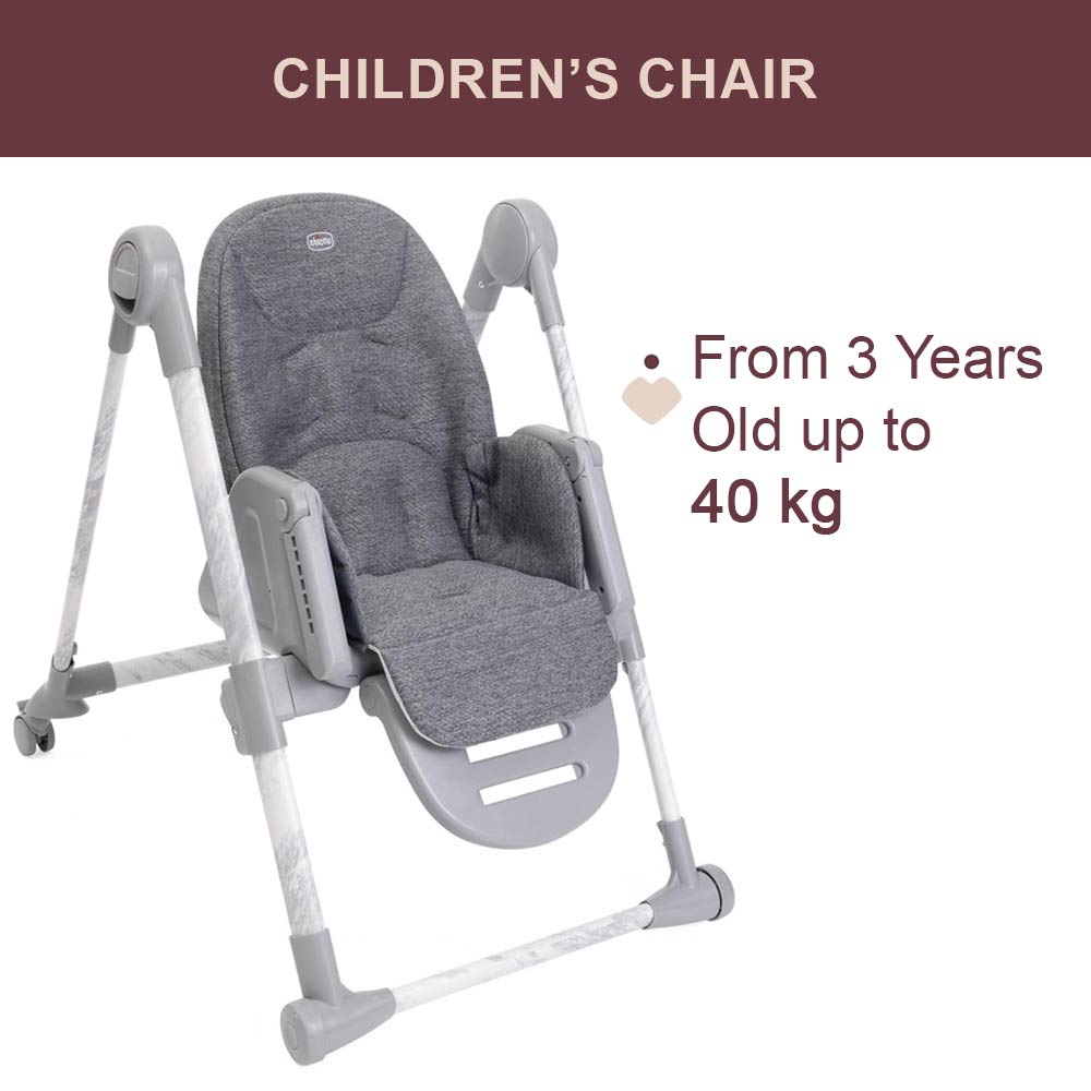 Chicco Polly Armonia Highchair (0m+) Max 40Kg - Carrara