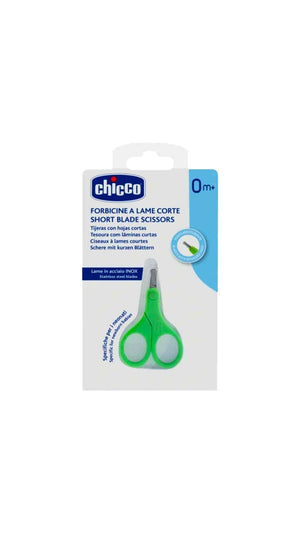 Chicco Short Blade Scissors - Green