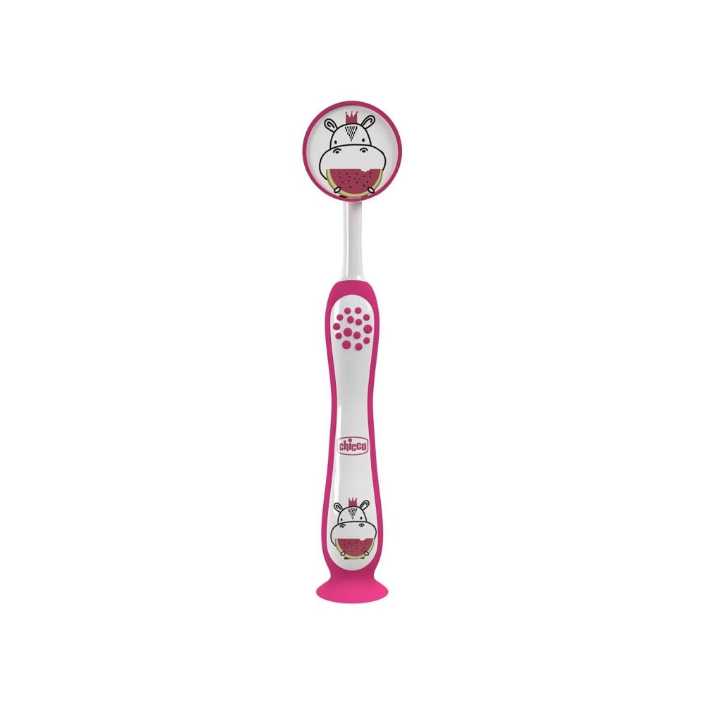 Chicco Toothbrush Hippo 3-6 Years - Pink
