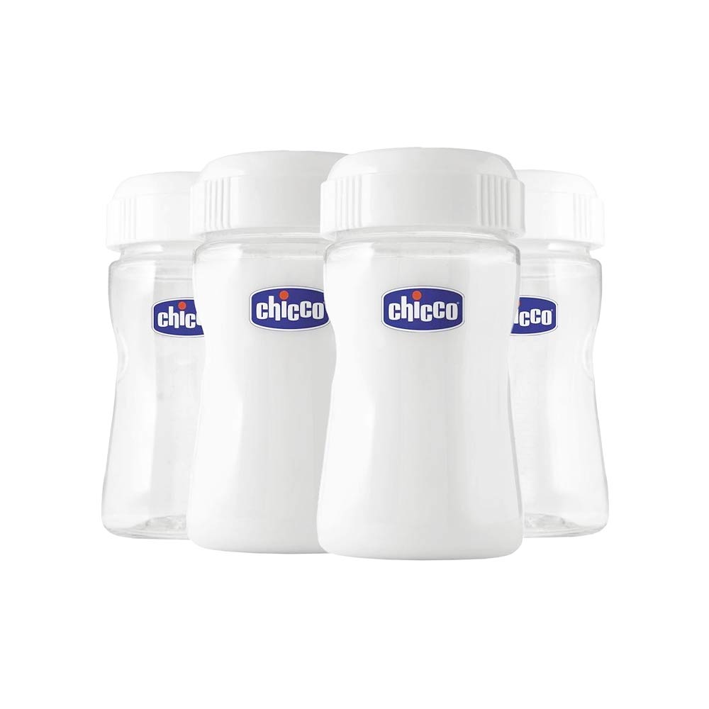 Chicco Wellbeing Multi-Use Milk Containers Set 150ml - 4 Pcs