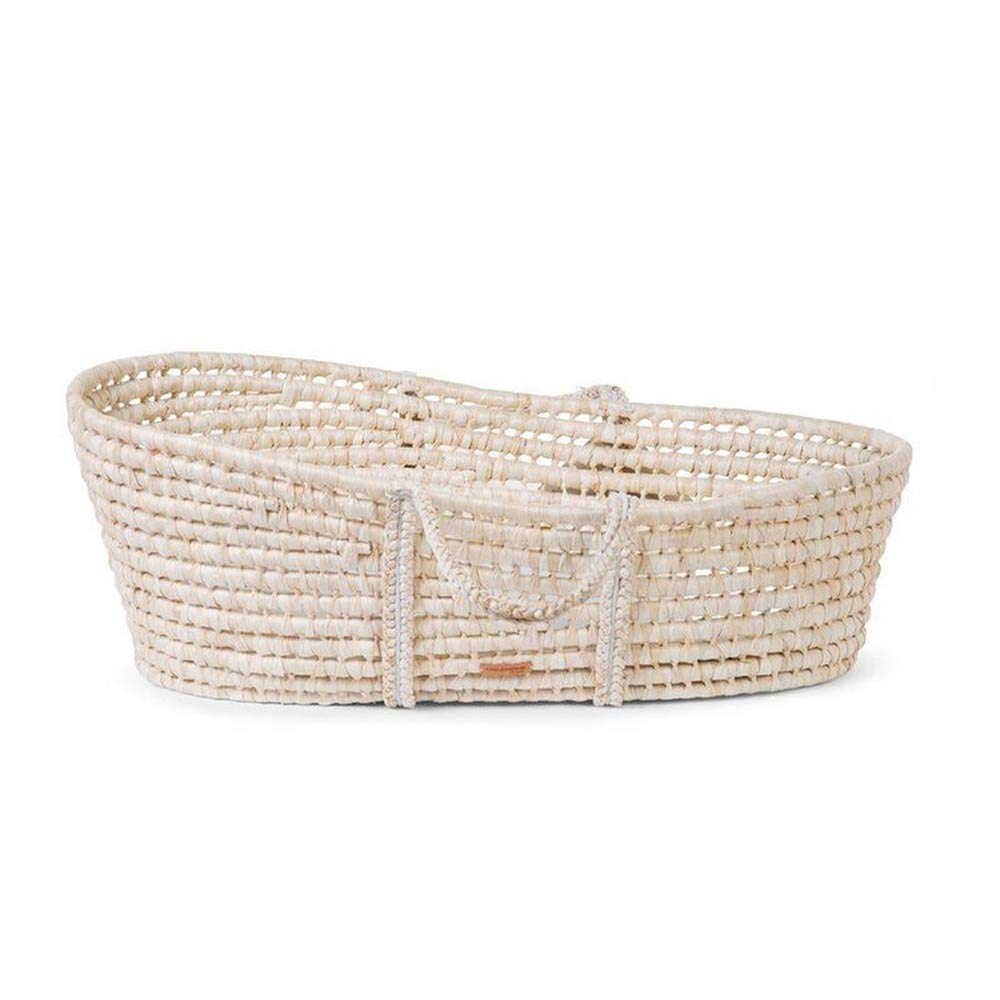Childhome Moses Basket with Jersey Gold Dots & Mattress