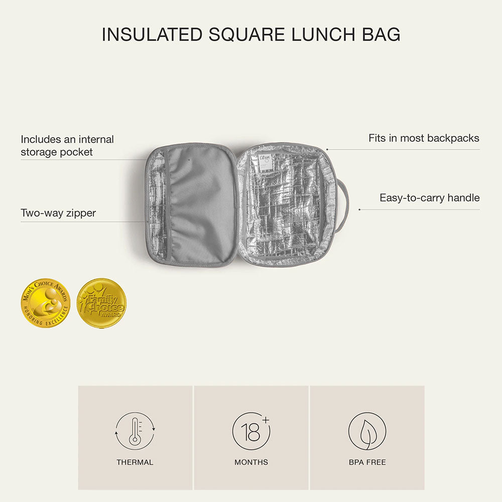 Citron Insulated Square Lunch Bag - Cool Kid