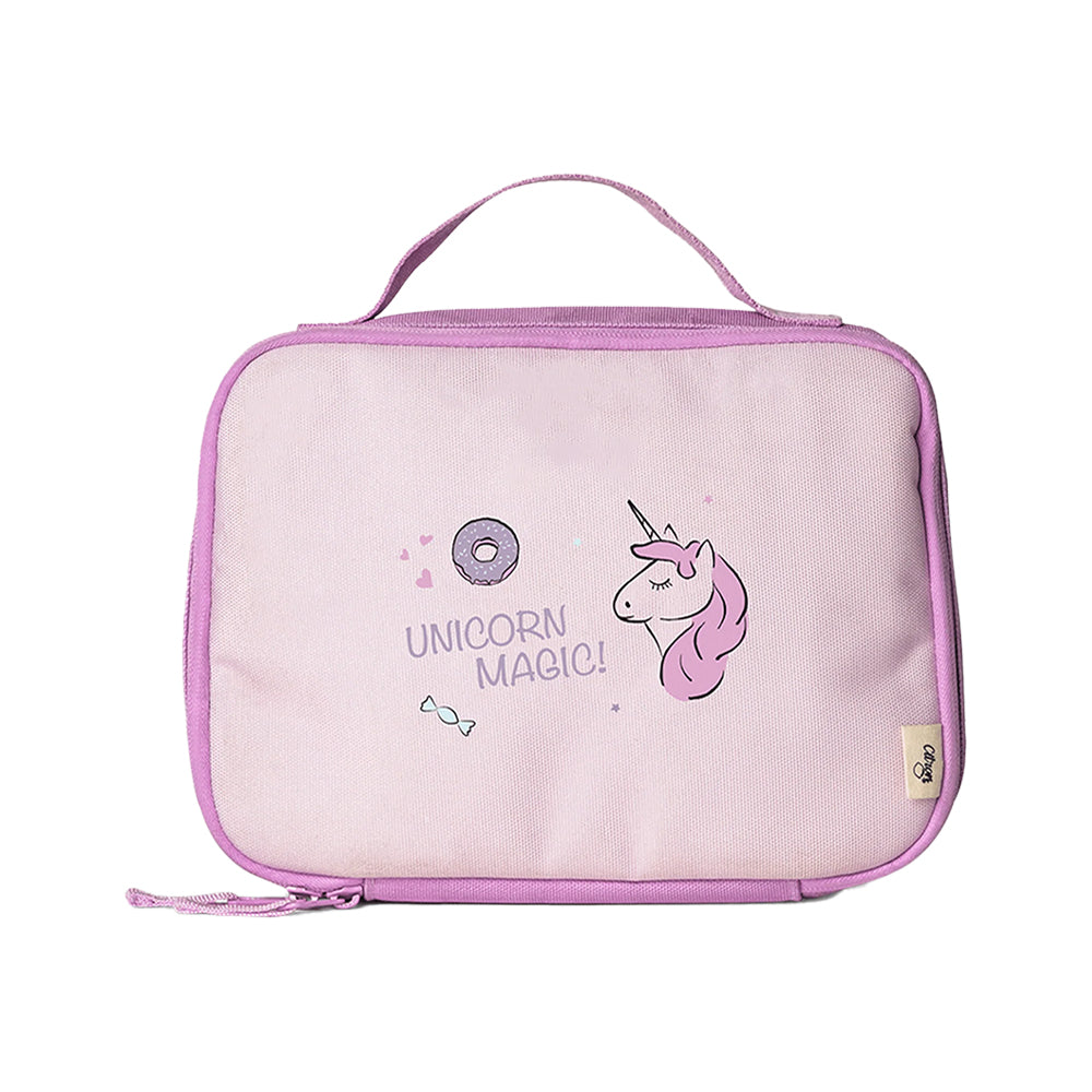 Citron Insulated Square Lunch Bag - Stormy Unicorn
