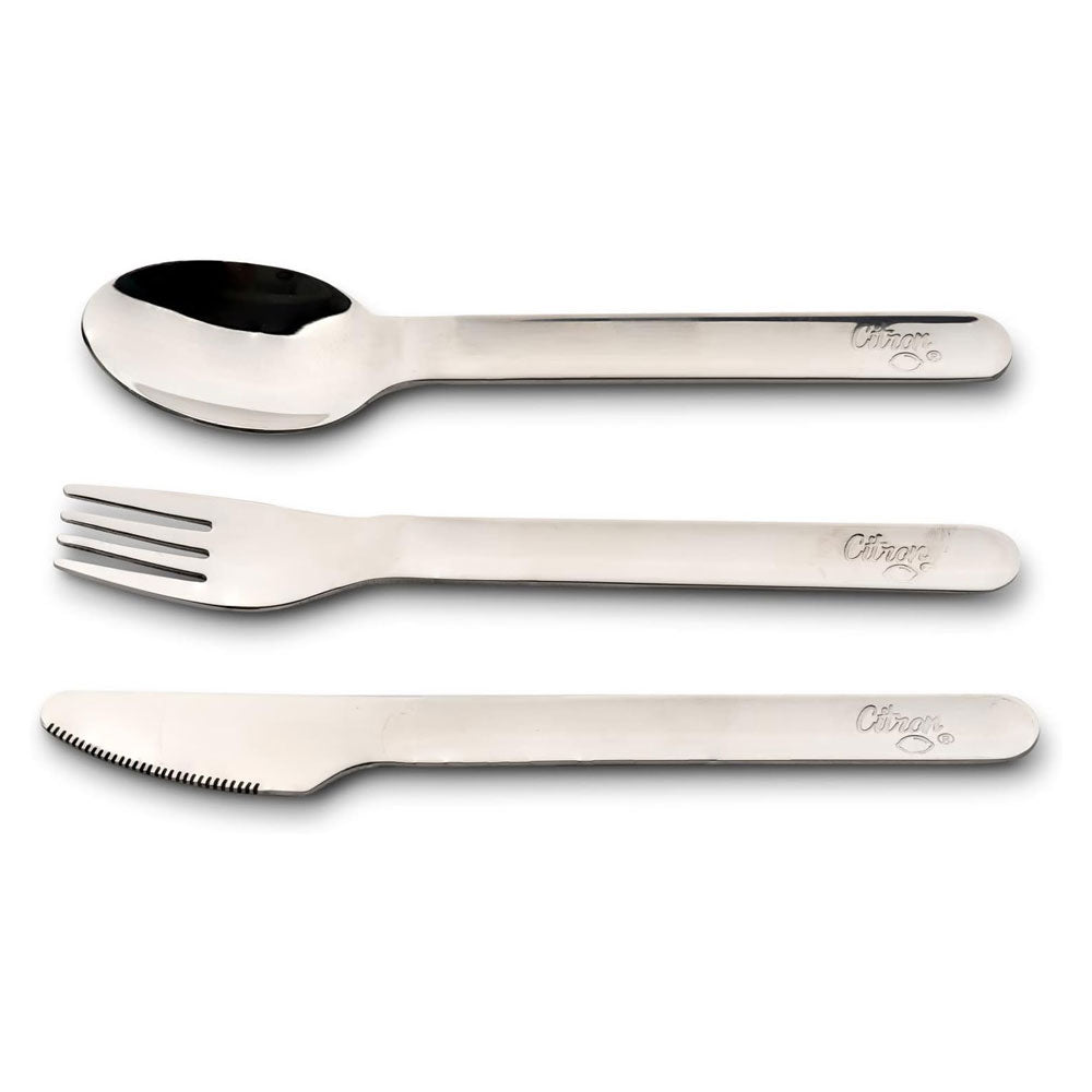 Citron Stainless Steel Cutlery Set with Case