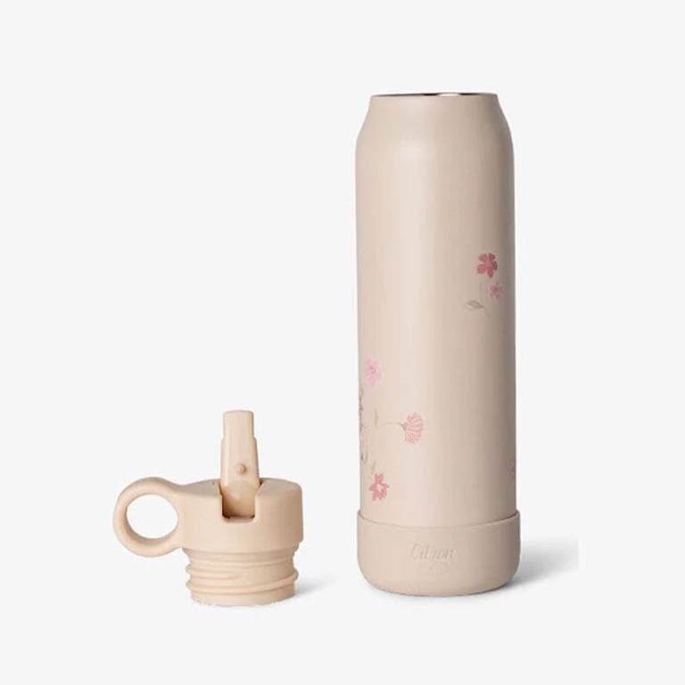 Citron Stainless Steel Small Water Bottle (350ml) - Flower