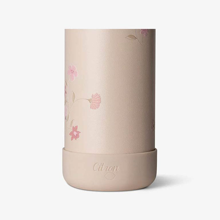 Citron Stainless Steel Small Water Bottle (350ml) - Flower