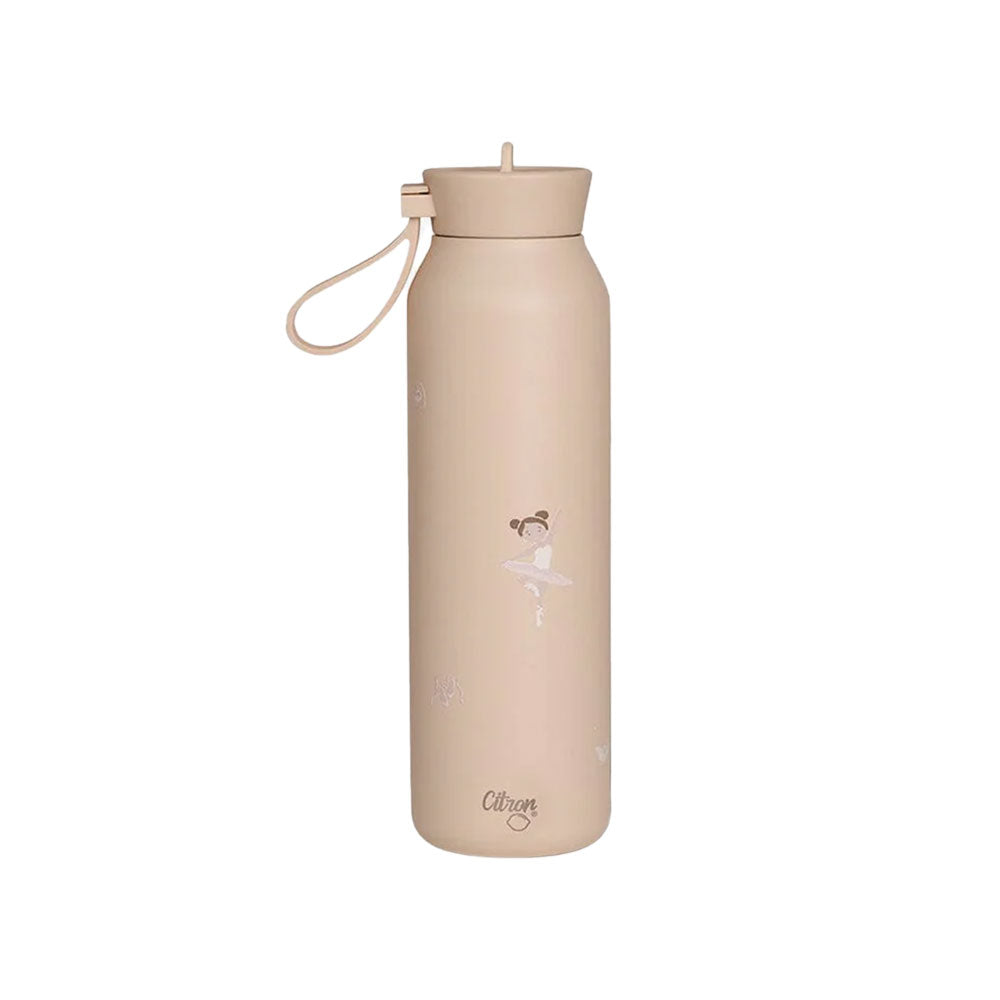 Citron Stainless Steel Medium Water Bottle 500ml - Ballerina
