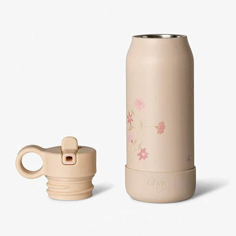 Citron Stainless Steel Water Mini Bottle (250ml) - Flower