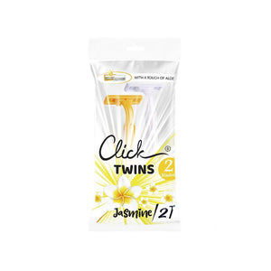 Click Twin 2 Blades Razor Jasmine - 2 Pcs