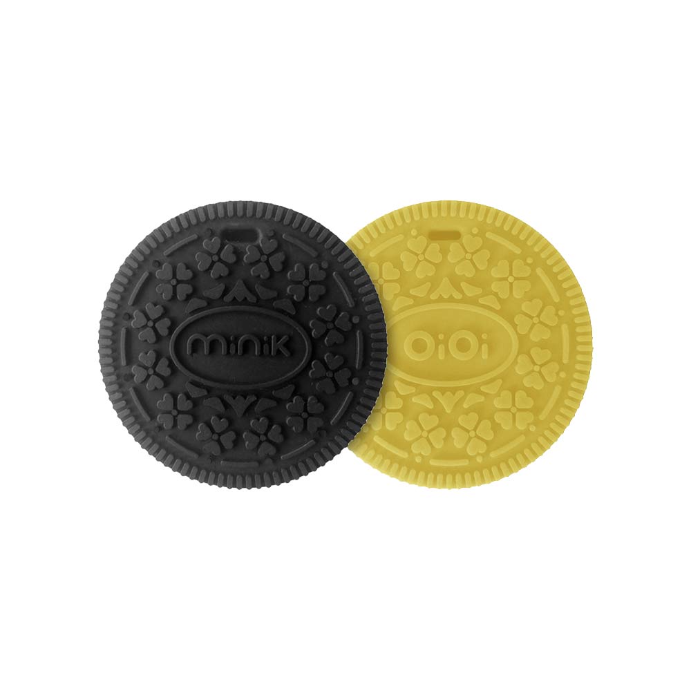 Minikoioi Cookee Teether - Black & Yellow