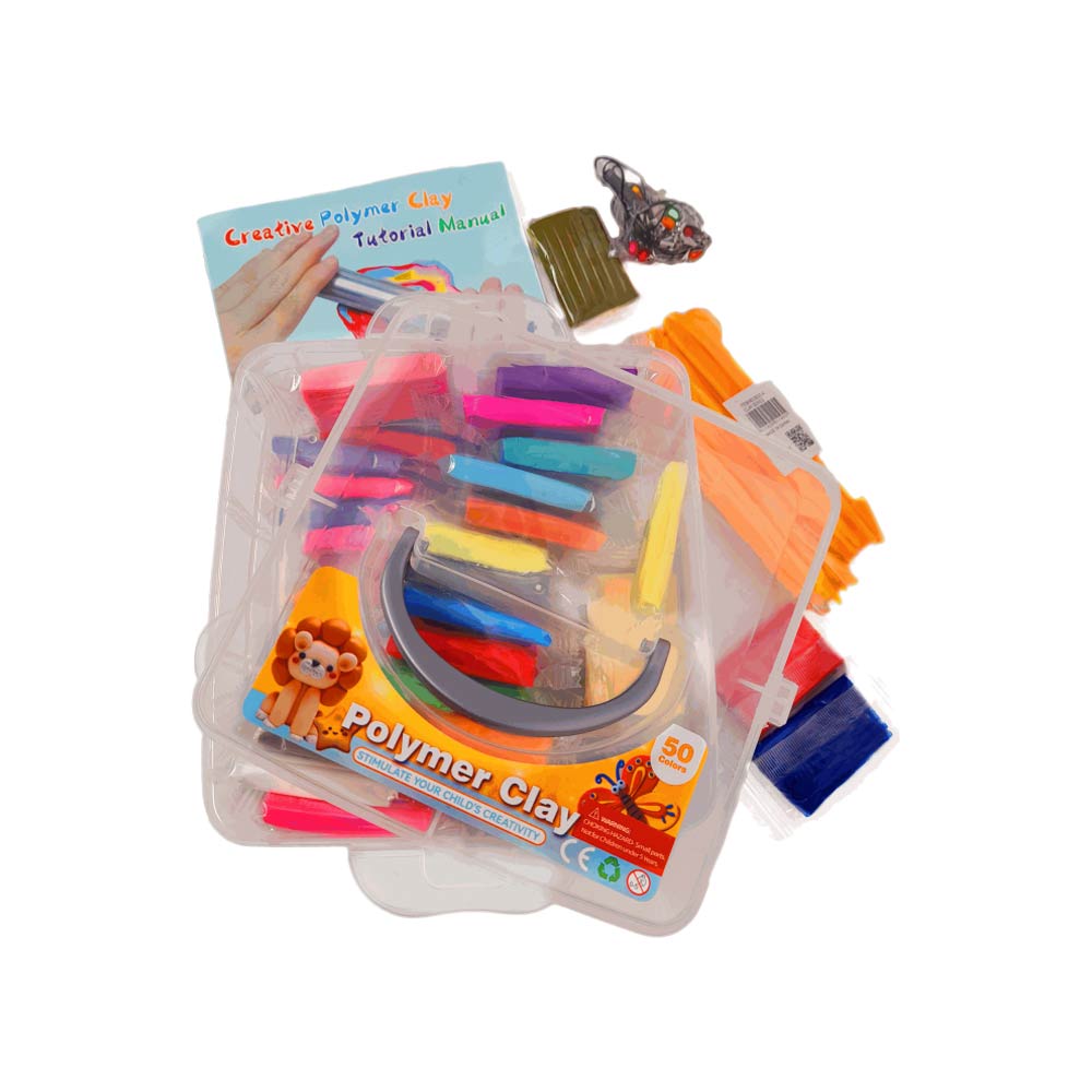 Creative Polymer Clay Set (5Yrs+) - 50 Color Clays