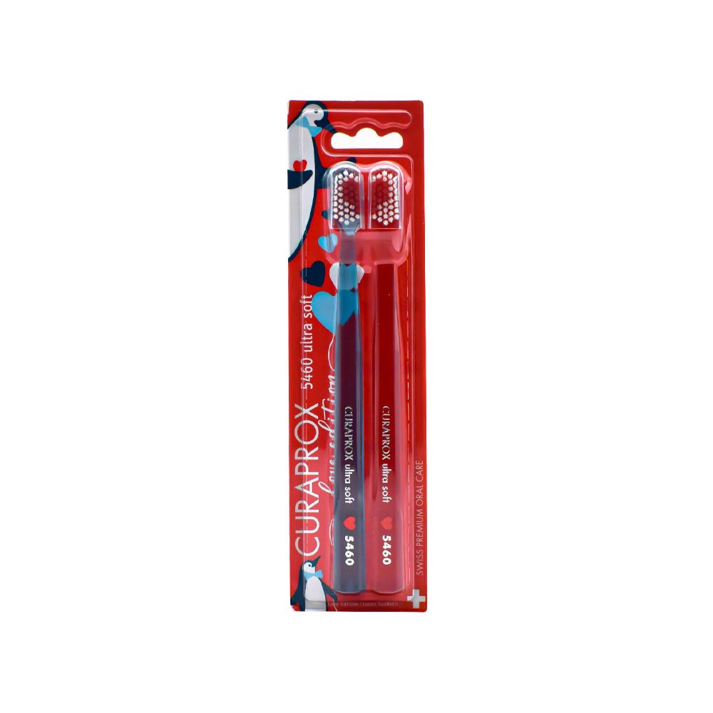 Curaprox 5460 Ultra Soft Toothbrush Love Edition - 2 Pcs