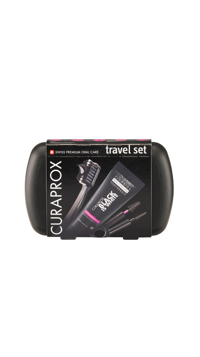 	Curaprox Travel Set – Black Is White