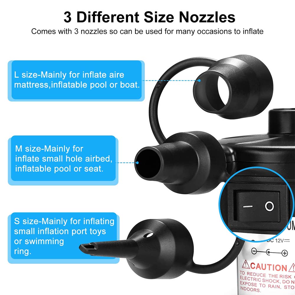 DC Electric Air Pump (Car Plug)