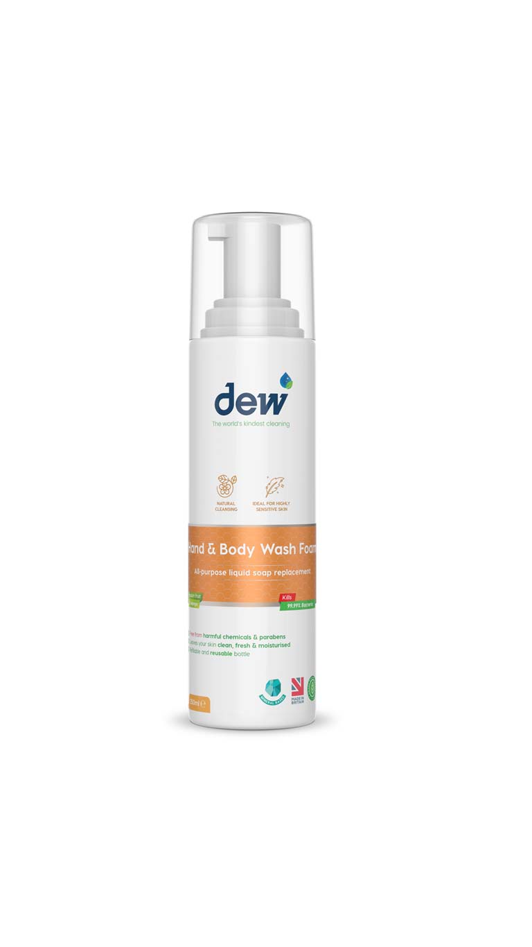 DewHand&BodyWashFoamPassionfruit&Mango250ml