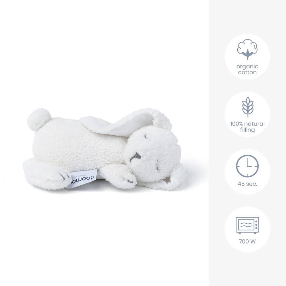 Doomoo Snoogy Warming Soft Toy - Bunny Milky