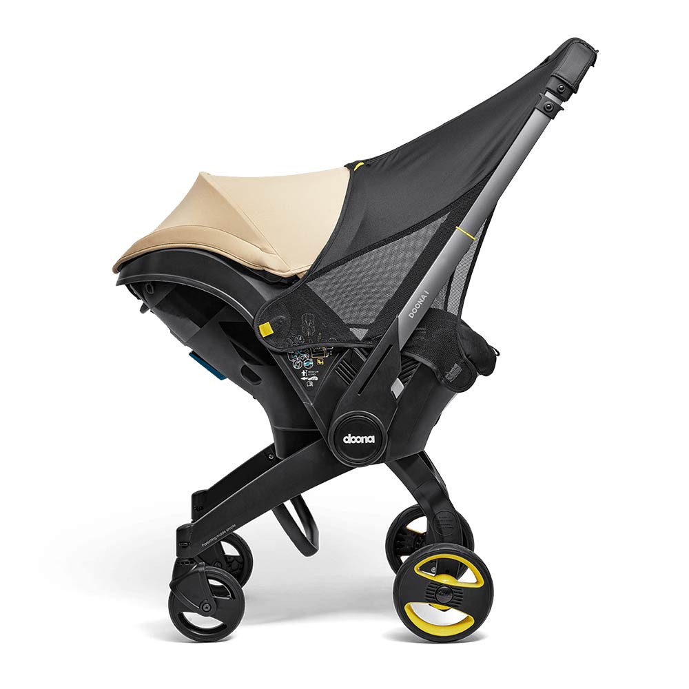 Doona Sunshade Extension - Black