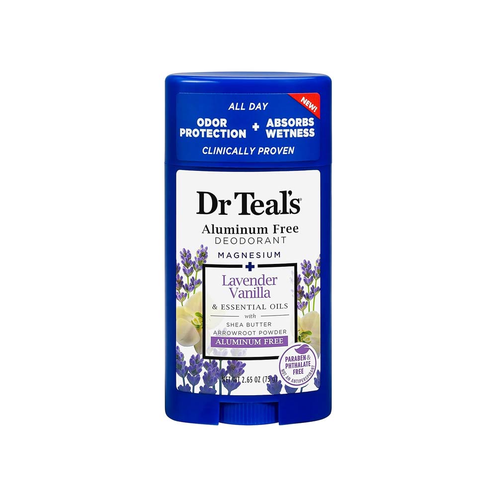 Dr Teal's Aluminum Free Deodorant with Magnesium + Lavender Vanilla 75g