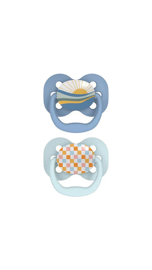 Dr. Brown's Advantage Pacifier (0-6m) Blue - 2 Pcs
