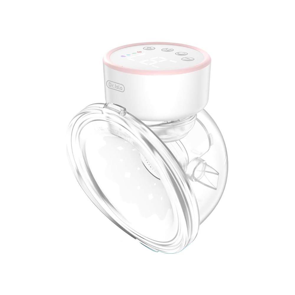 Dr.Isla Hands-Free Rechargeable Wearable Breast Pump - Pink