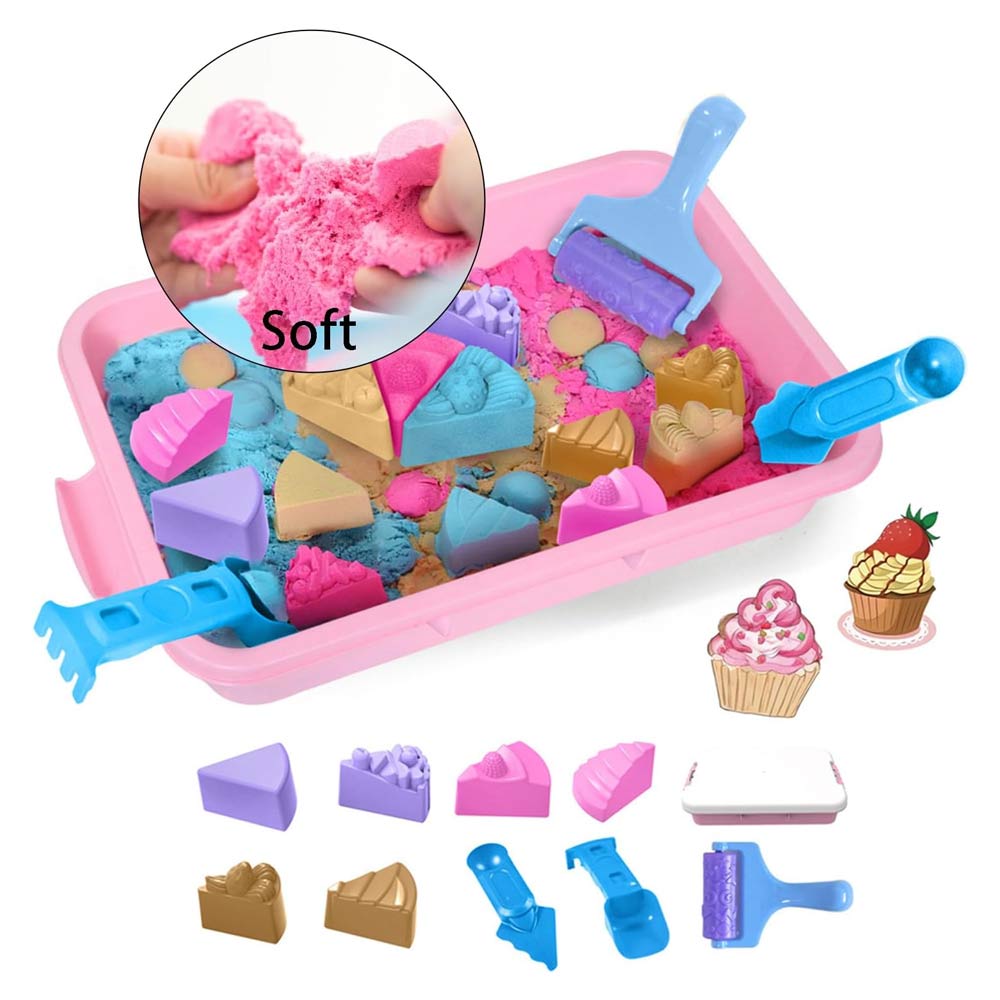 Dynamic Sand DIY Play Sand 1500g (3Yrs+) - Pink