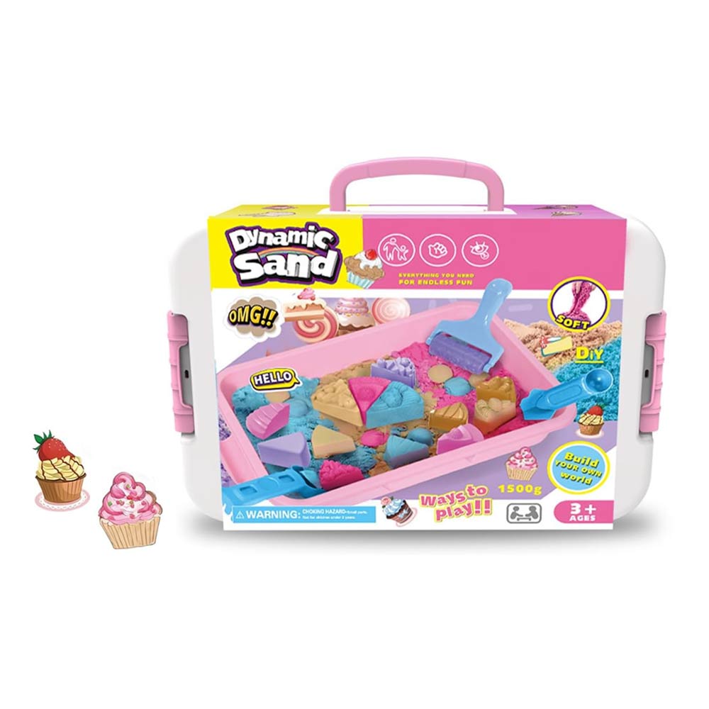 Dynamic Sand DIY Play Sand 1500g (3Yrs+) - Pink
