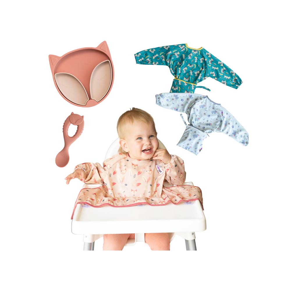 Tidy Tot Easy Weaning Essentials Cover & Catch - Owl