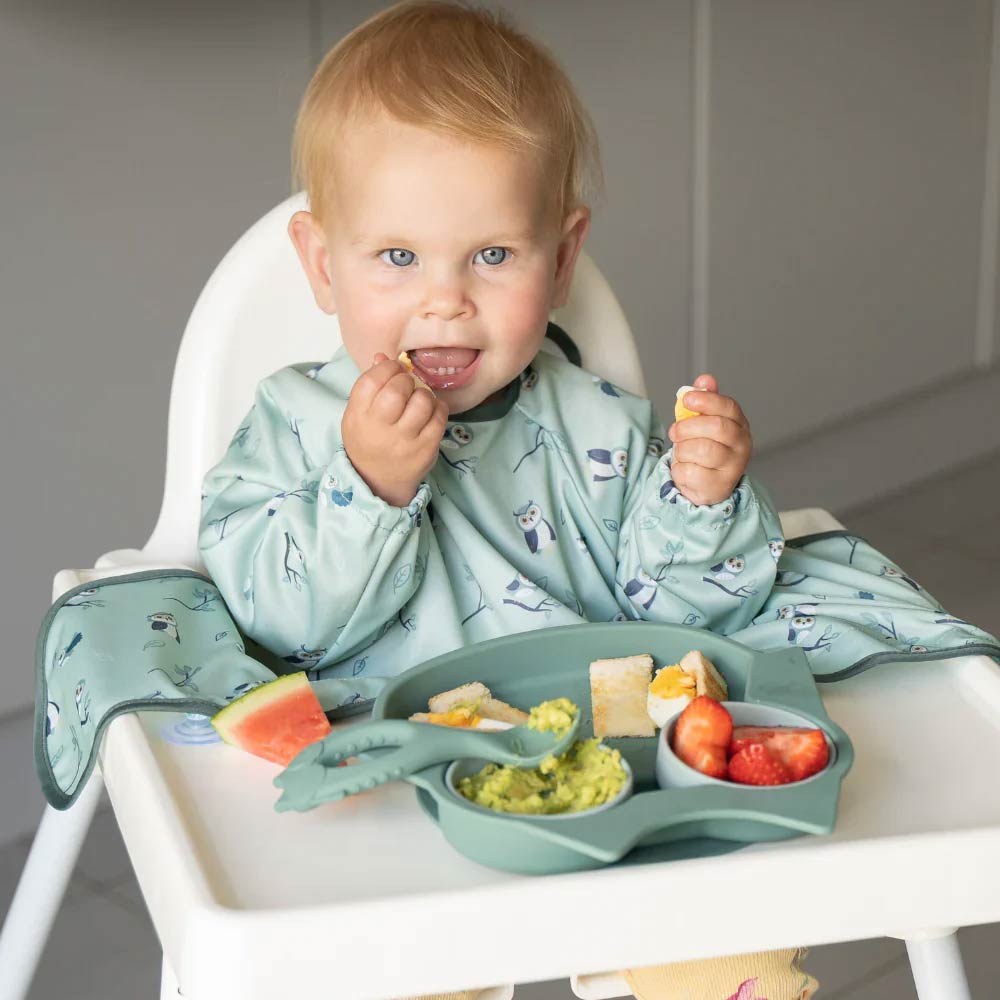 Tidy Tot Easy Weaning Essentials Cover & Catch - Owl