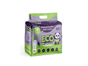 EcoByMeshooPremimumBambooSize4Diapers24
