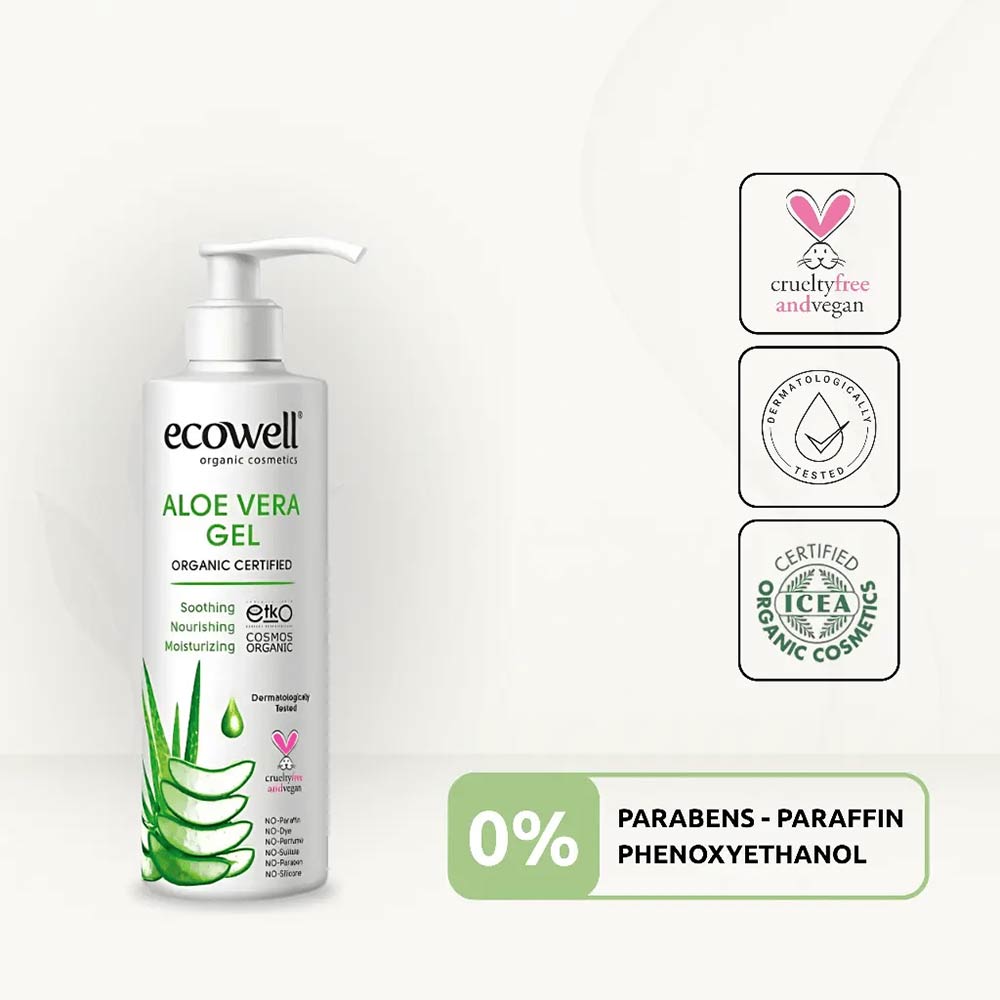 Ecowell Organic Aloe Vera Gel Moisturizer 200ml