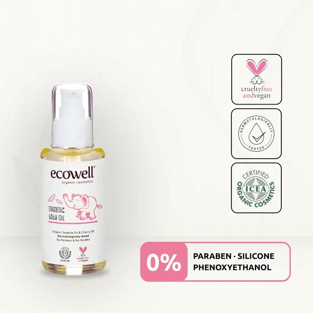 Ecowell Organic Baby Cherry Oil 100ml