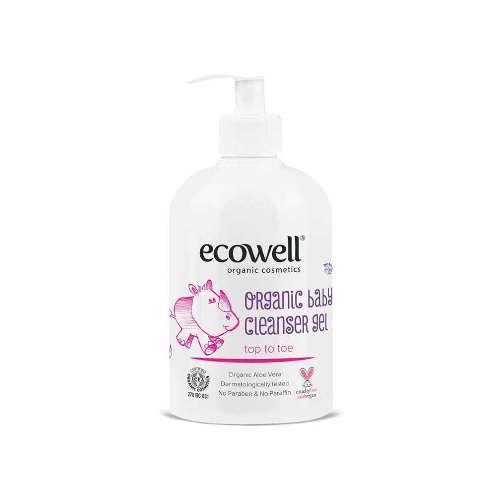 Ecowell Organic Baby Cleanser Gel Top-to-Toe 500ml