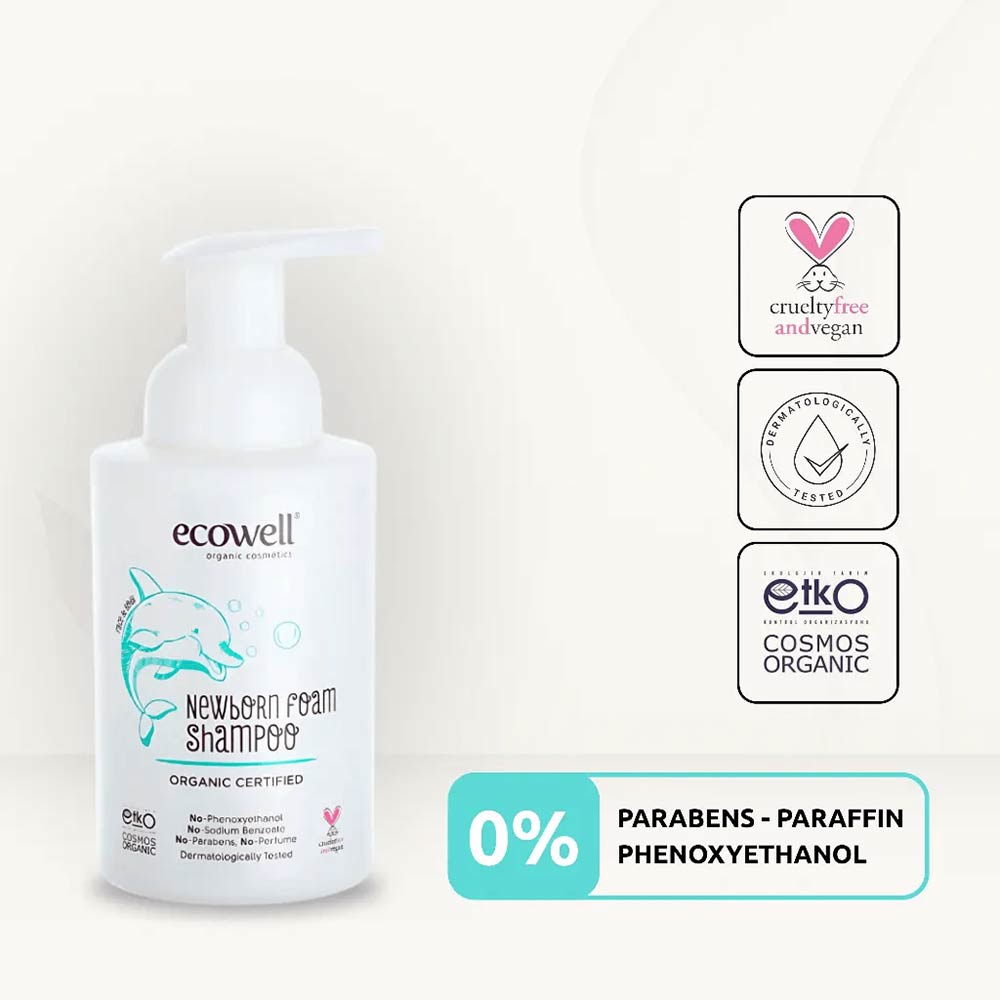 Ecowell Organic Newborn Foam Shampoo 300ml