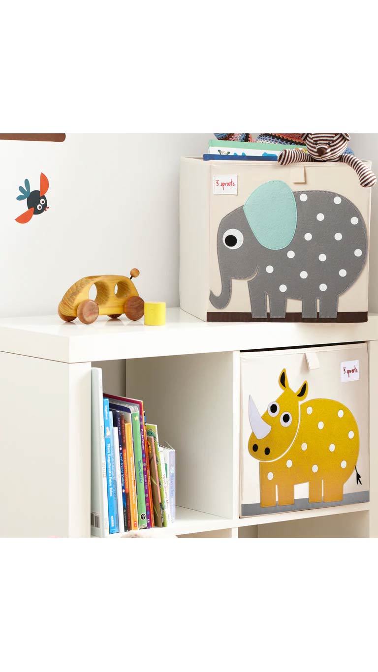 3 Sprouts Storage Box - Elepehent