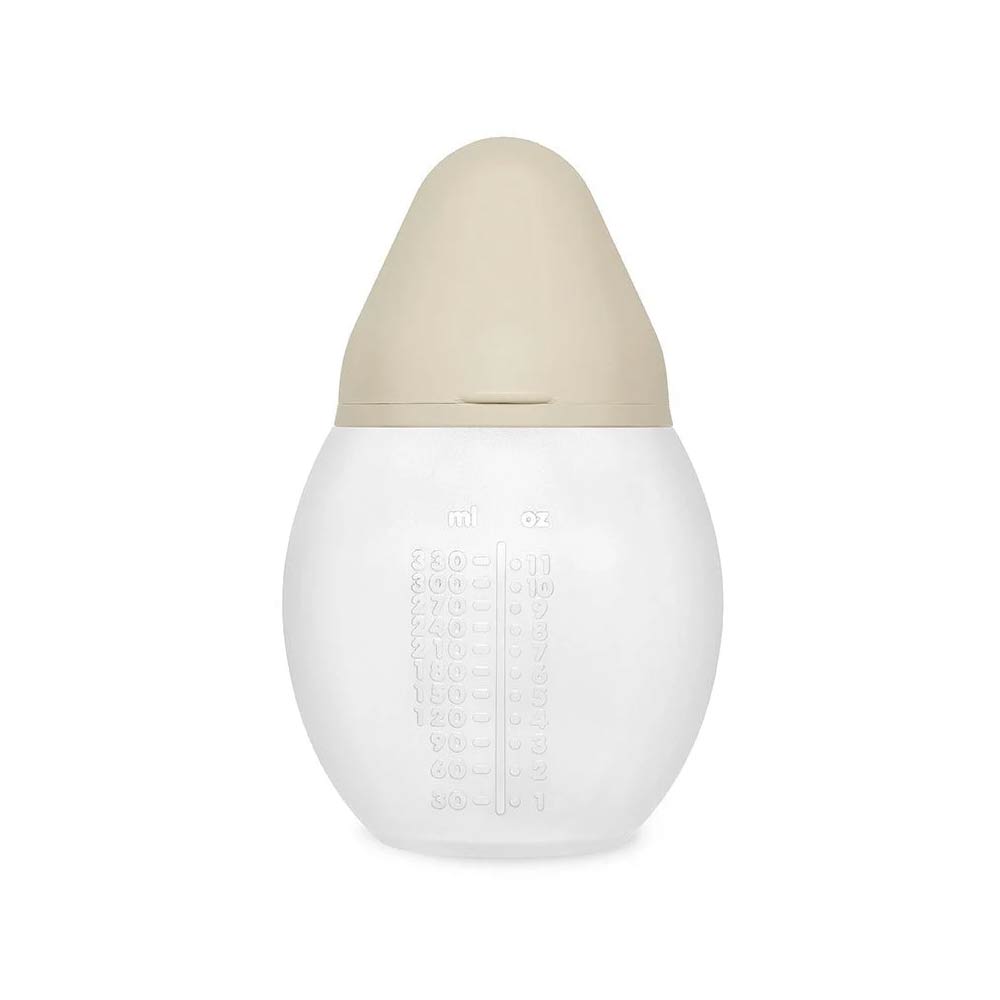 Elhee Silicone Anti Colic Baby Bottle Medium Flow (0m+) Sand - 330ml