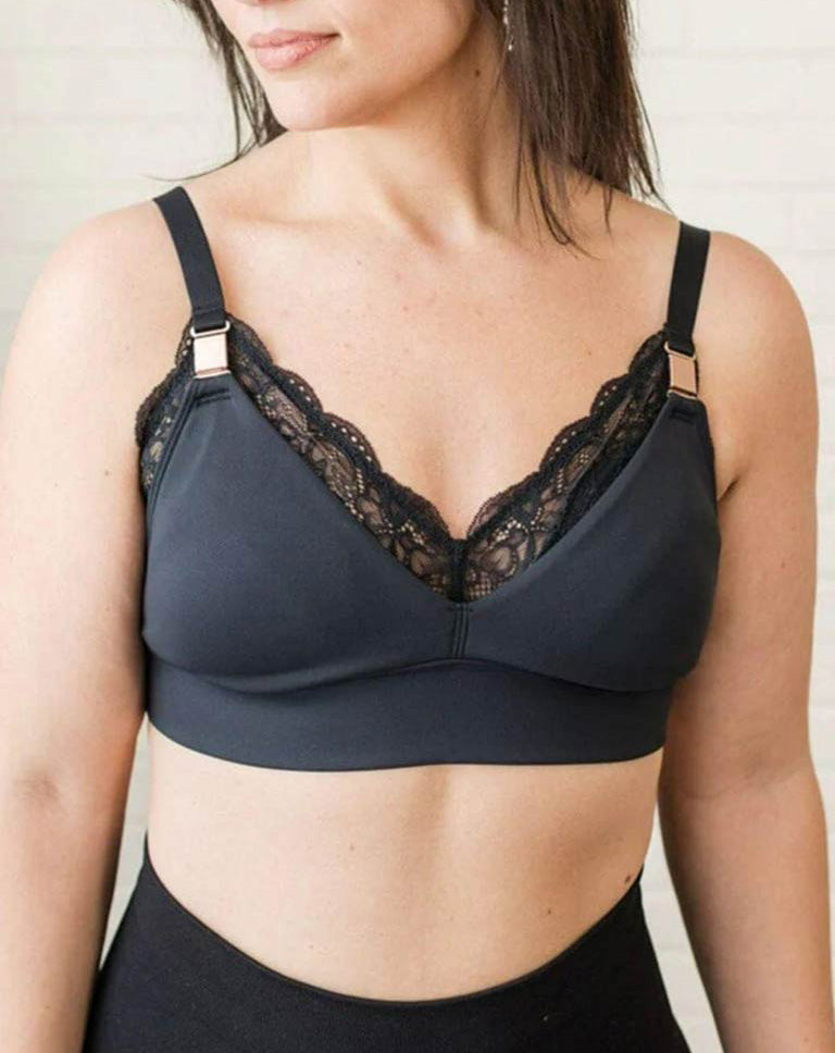 Davin & Adley Ella Nursing Bra - Black