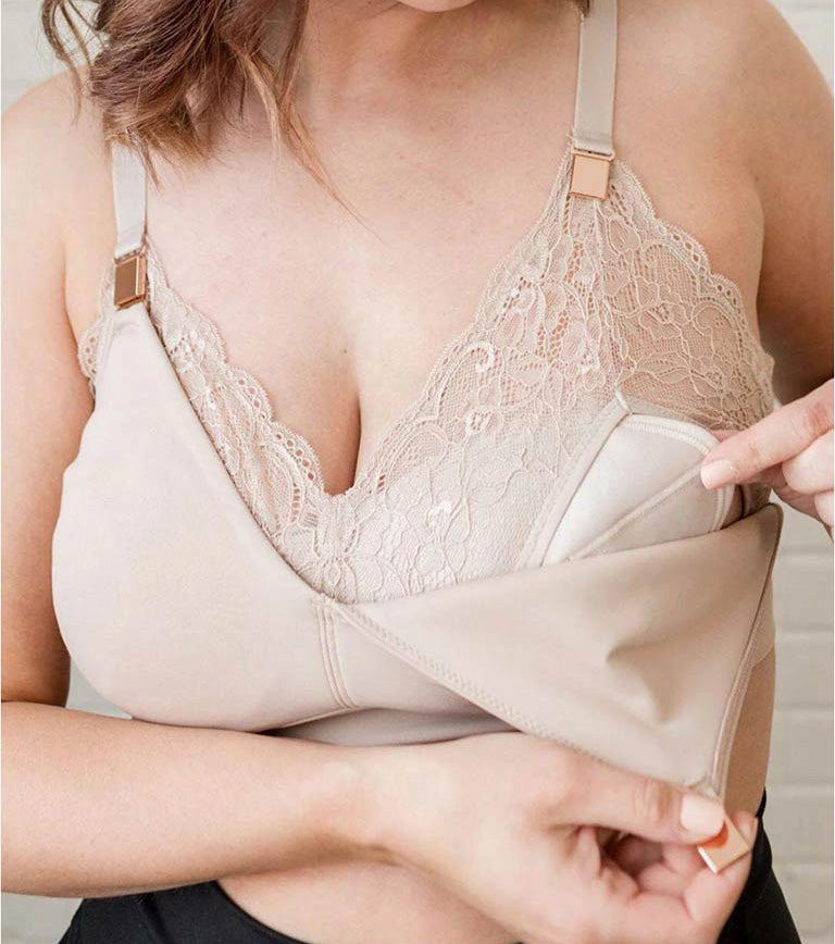Davin & Adley Ella Nursing Bra - Sand